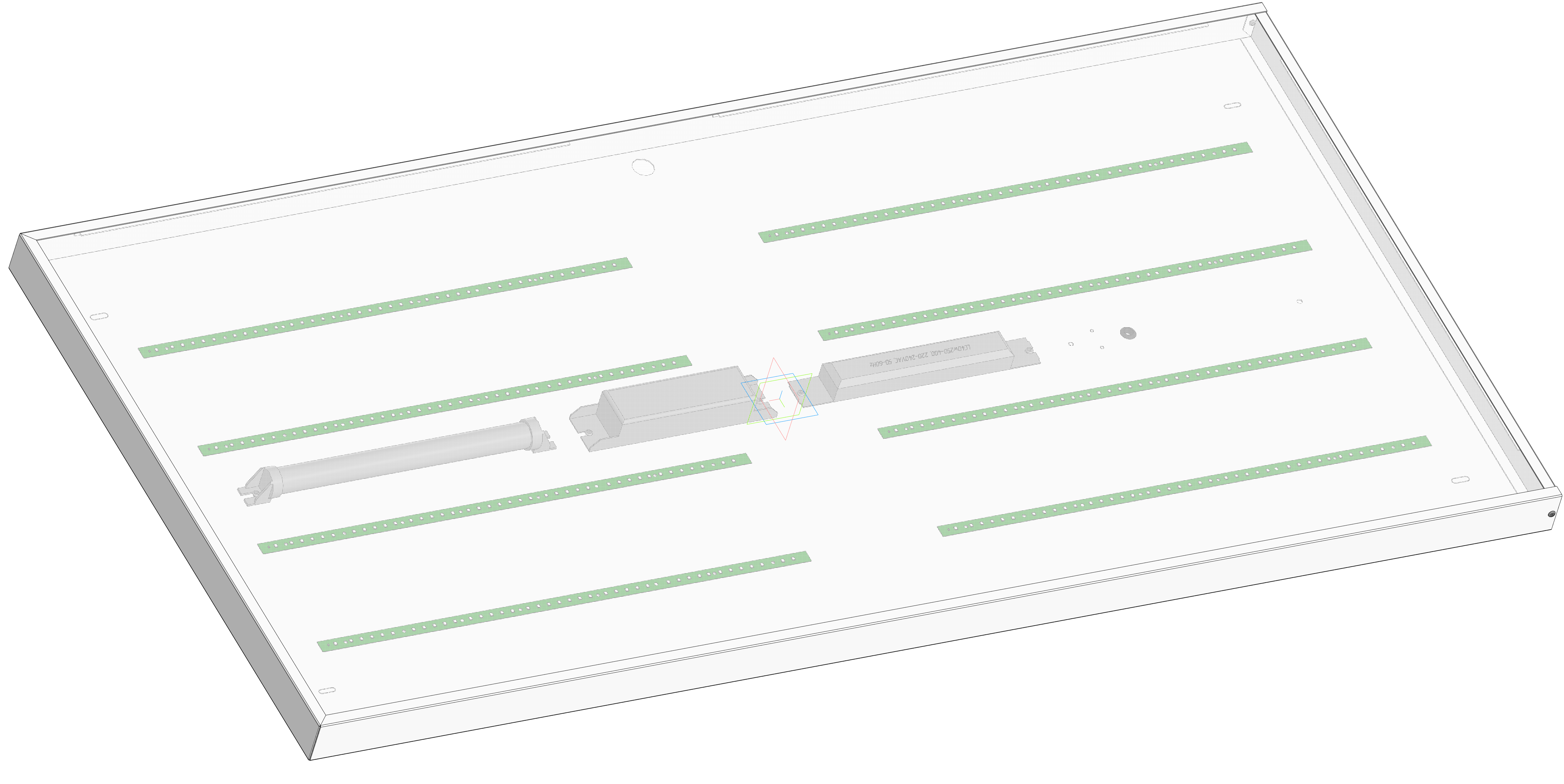 Светильник Econex Office E 1195x595 60 Prism 4000K CRI90