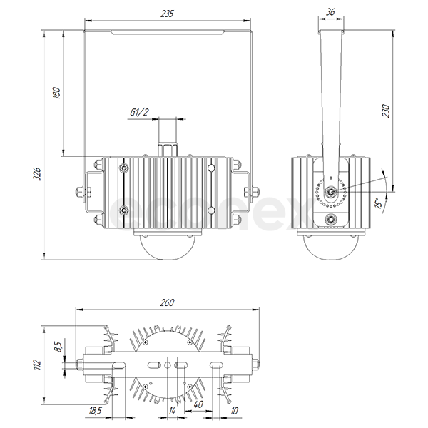 Светильник Econex PowerX Ex 20 D90 5000K