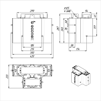 Светильник Econex PowerX 360 D90 5000K G2 AN