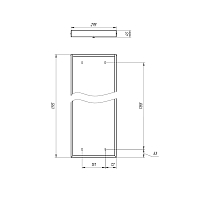 Светильник Econex Office E 1195x295 35 Prism 4000K CRI90 EM