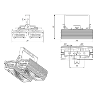 Светильник Econex Kvant 100 D120 5000K G3 BP