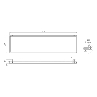 Светильник Econex Office EGr 1215x312 30 Prism 4000K CRI90 