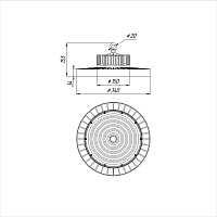 Светильник Econex Ray 200 D60 5000K