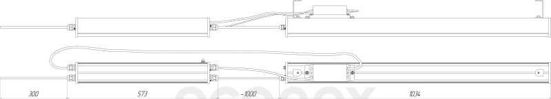 Светильник Econex Universal Stock 80 D60 IP65 5000K EM