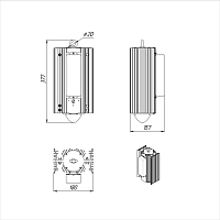 Светильник Econex Hell 120 D60 70°C 5000K AN