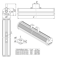Светильник Econex Loft 24 Prism IP54 5000K EM