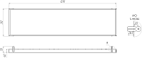 Светильник Econex Office Gr 1215x312 40 Prism 5000K G2 EM