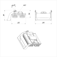 Светильник Econex Kvant 100 D120 5000K G3 Pr